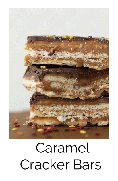 Caramel cracker bars, homemade twix