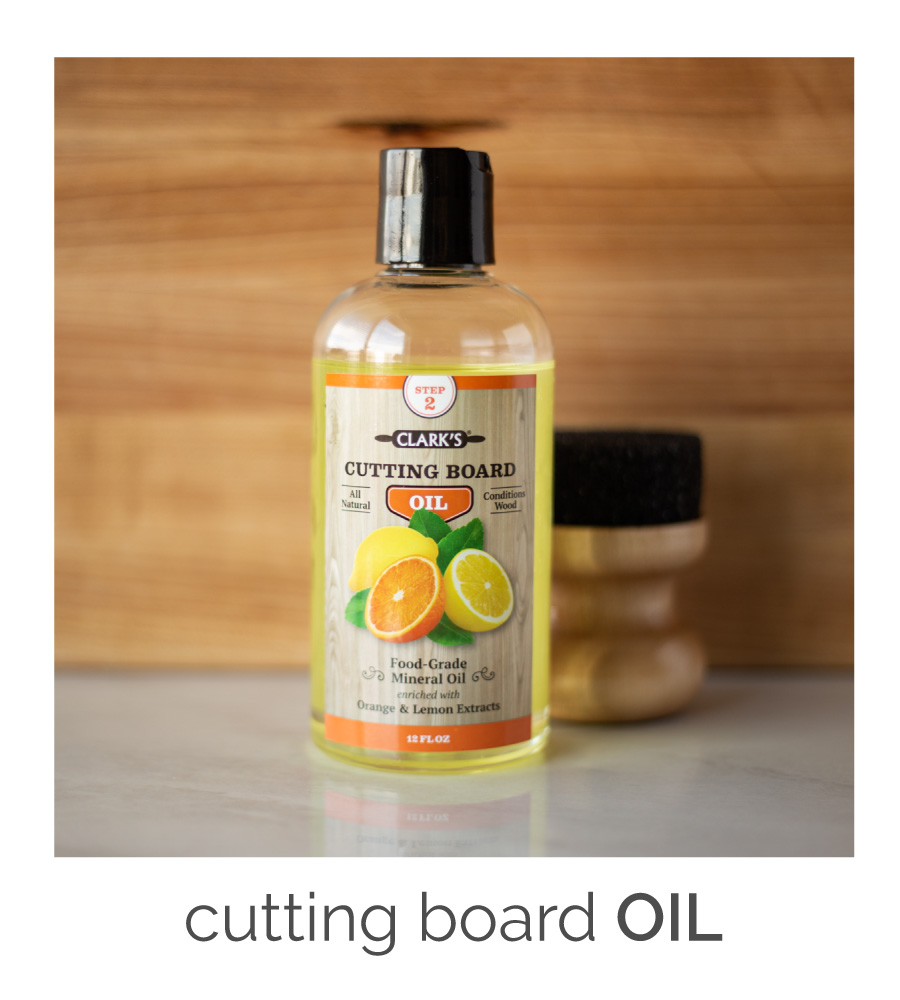 Cutting board oil