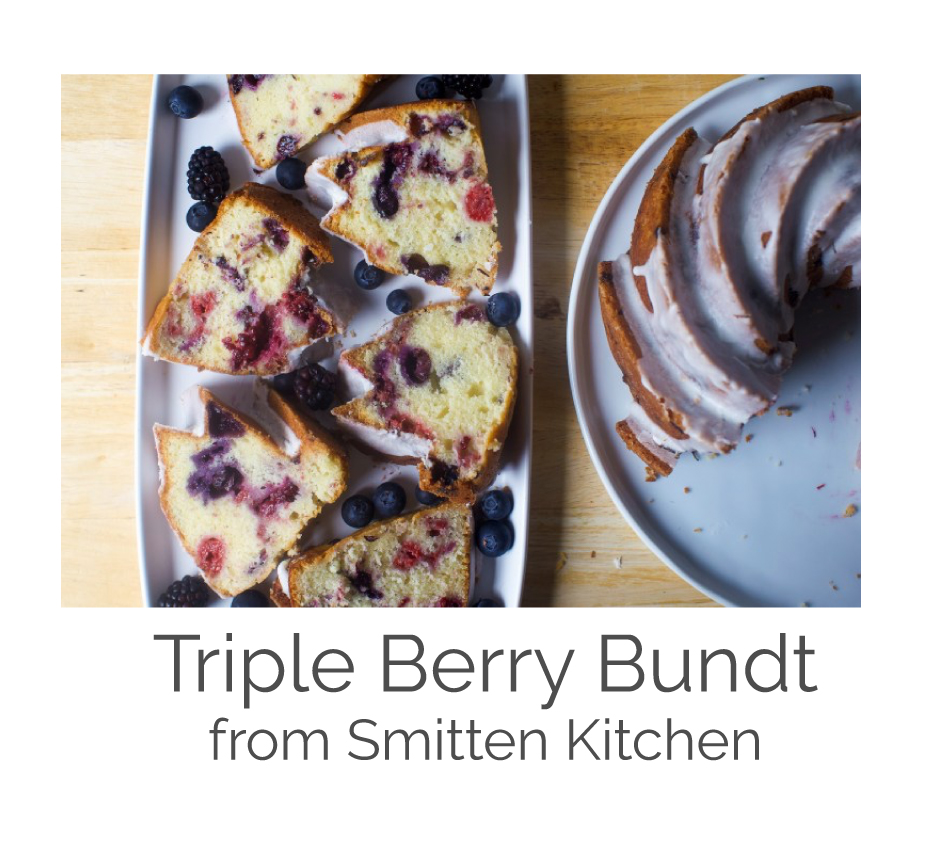 triple berry bundt cake from smitten kitchen 
