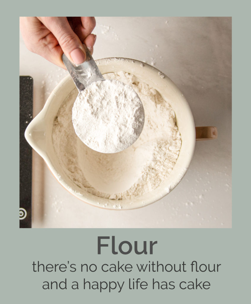scoop of flour