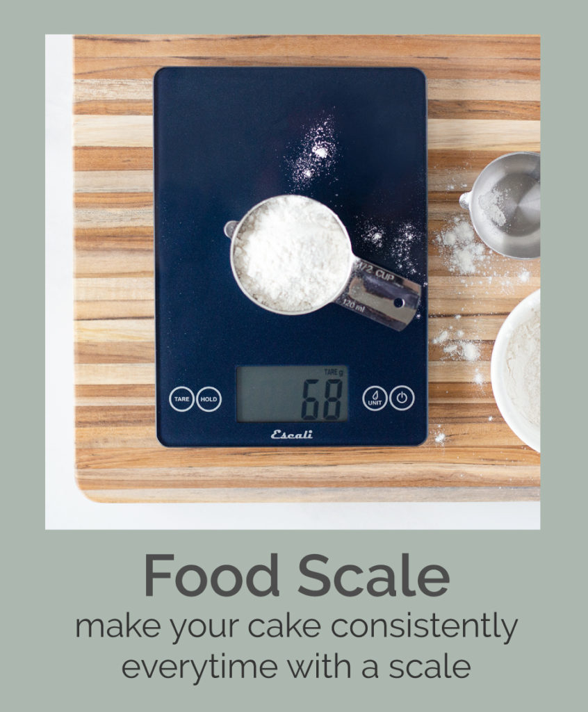 black Escali food scale 