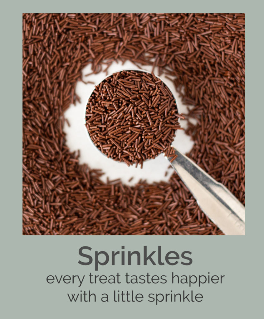 chocolate sprinkles